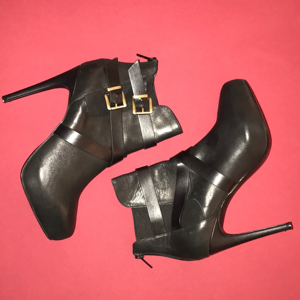 Charles David Black booties, size 8